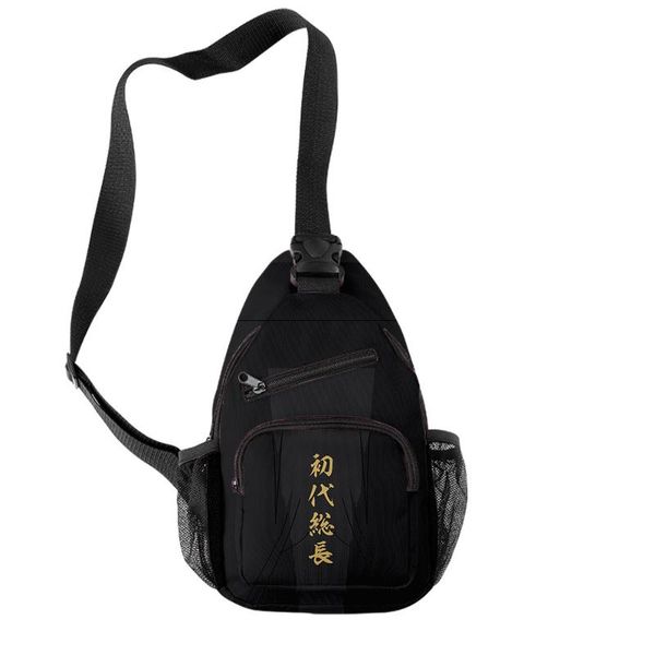 

backpack 2021 tokyo revengers cosplay chest bag boys girls waterproof oxford crossbody shoulder women men casual