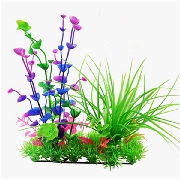 

decorations aquarium decorative green plastic plant grass fish tank artificial underwater landscape decoration ornaments home decor