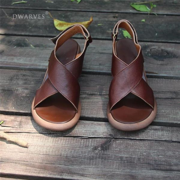 

greek sandals khaki/coffee leather platforms x-strap, Black