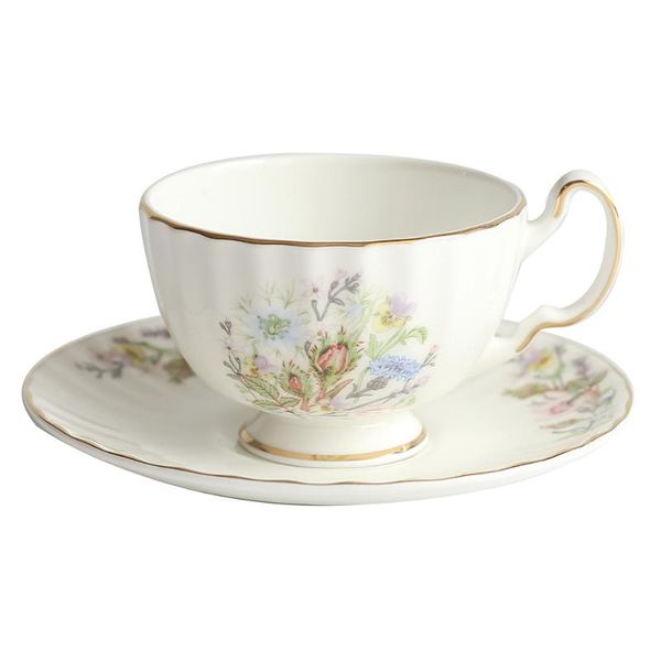 

cups & saucers flower european porcelain coffee cup luxury china high with spoon saucer kubek do herbaty and 50cs50