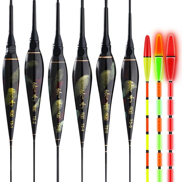 

fishing accessories arrival fish bite automatic reminder color luminous electric floats high sensitivity thickened stick buoy bobber