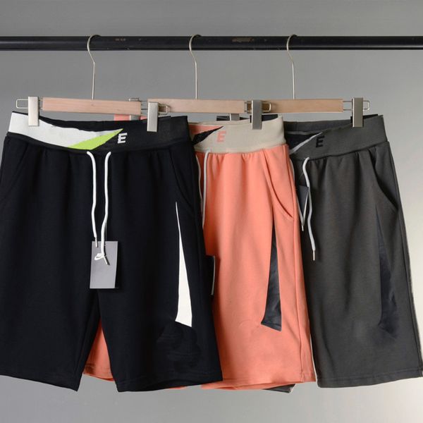 

2021 summer high-quality sports shorts drawstring terry sweatpants xxl orange yellow breathable loose style that teenagers love, Brown;gray