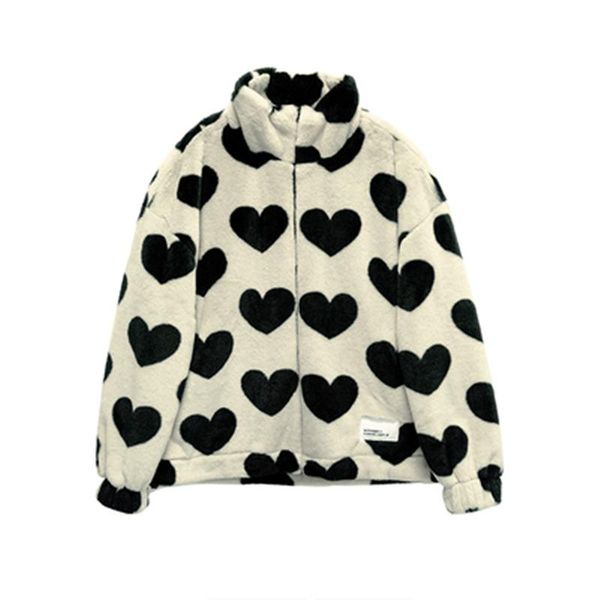 

women's fur & faux autumn winter coat fashion patern coats imitation mink down female jackets loose warm japan, Black