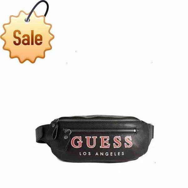 

gs new simple solid letter waist bag chest single shoulder