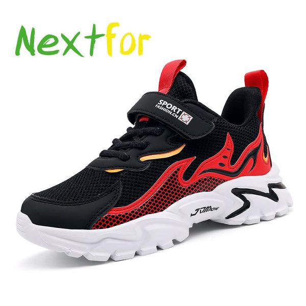 

cool kids shoe sport black gray outdoor super perfect design boy running soft sole sneakers mesh children trainers athletic &