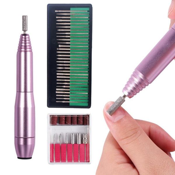 

nail art kits bellylady electric drill machine pen with grinding head for manicure pedicure gel mill kit