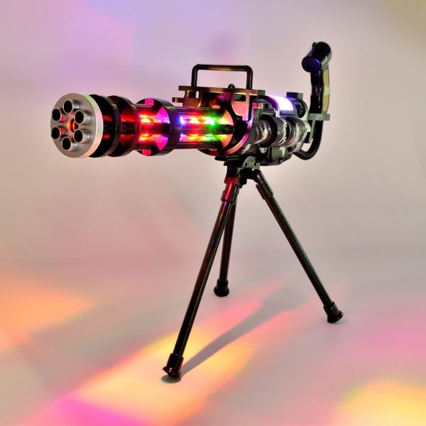 

new bayonet gatling boys' electric gun lighting sound scene simulation toy