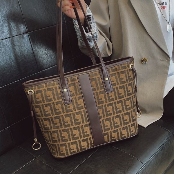 

one shoulder large bag women's new capacity shopping hand tote bag