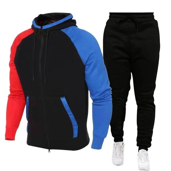 

men's tracksuits tracksuit autumn winter hoodies + pants 2 piece man sportswear suits traning clothes -3xl women's set pullover s, Gray