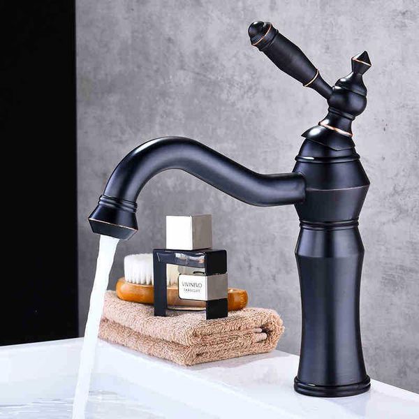 

bathroom sink faucets basin faucet black oil brushed cold switch water mixer tap wash deck mounted el usetorneira