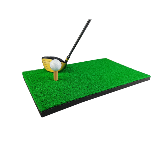

mazel golf mat training aids hitting pad practice rubber grass green indoor