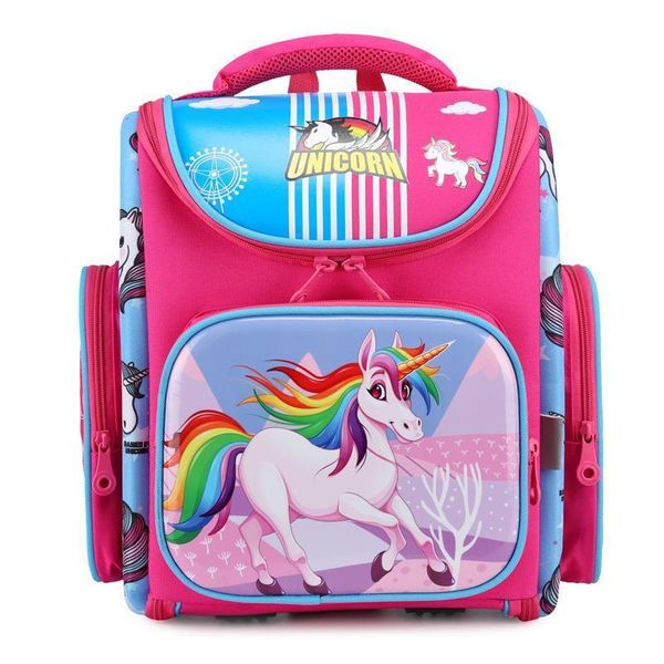 

school for girls boys children bag orthopedic backpack kids cartoon unicorn waterproof backpacks primary 1 3 6 grade