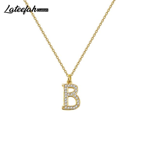 

pendant necklaces lateefah customized zirconia initial necklace letter silver jewelry women white a-z alphabet for gifts