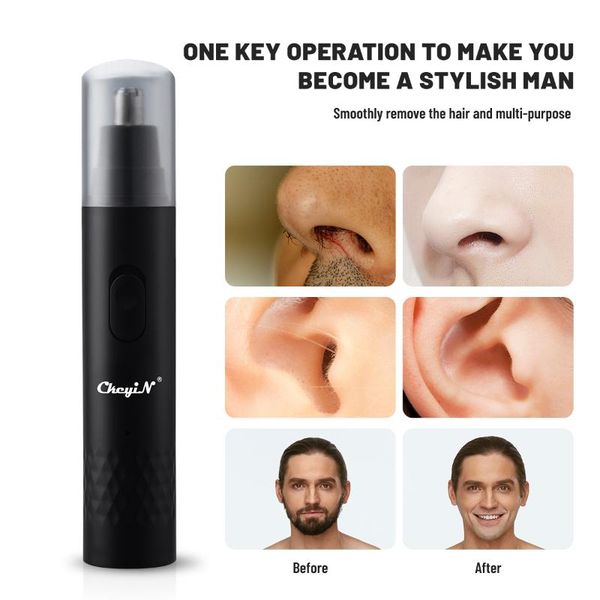

electric nose & ear trimmers ckeyin 2 in 1 hair trimmer usb rechargeable portable clipper neck eyebrowr clean trimer razor remover kit 50