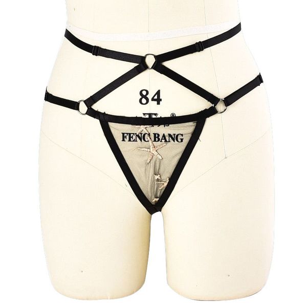 

2021 new hollow out t-pants temptation pure desire to seduce underwear, Black;white