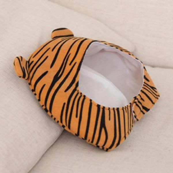 

party hats soft plush hat fine workmanship headdress trendy easily cleaning lovely tiger shaped doll headgear