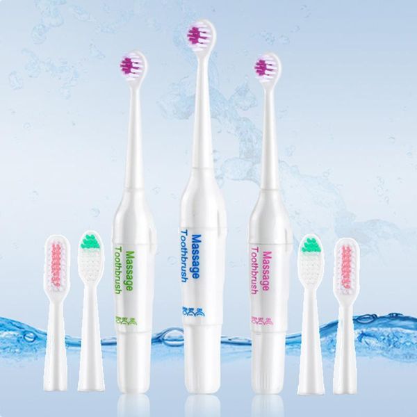 

toothbrush electric operated with 4 brush cleaner heads oral hygiene health products no battery tooth