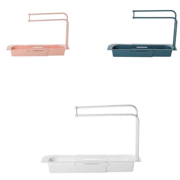 

sink rack holder expandable storage drain basket adjustable organizer for home kitchen accessorie & organization