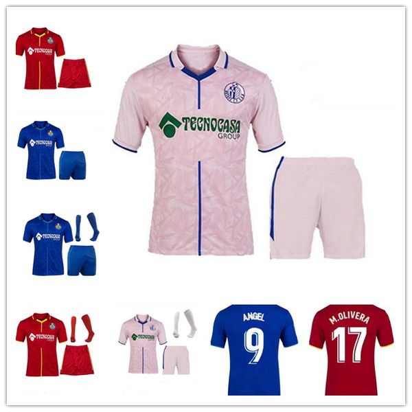 

kids set getafe soccer jerseys 21 22 enes unal mata macias football shirts 2021 2022 maksimovic m.arambarri alena jersey jankto florentino d, Black;yellow