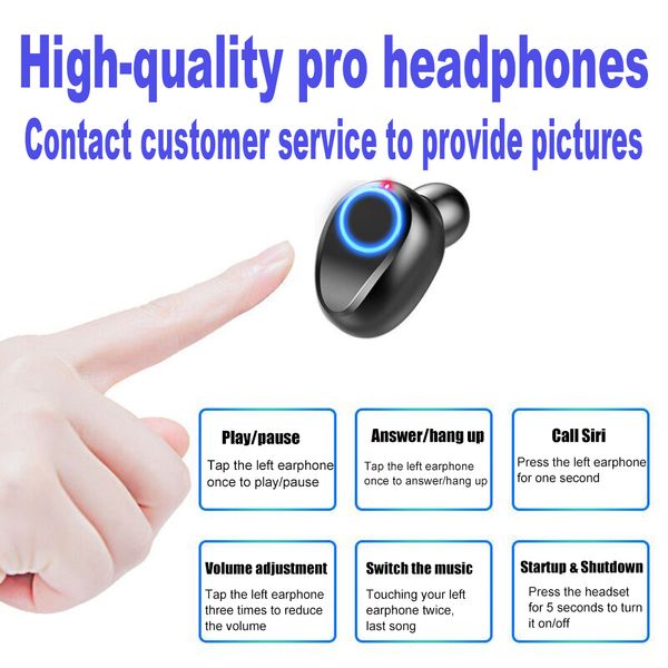

wirless earphone earphones chip transparency metal rename gps wireless charging bluetooth headphone generation in-ear detection for cell pho