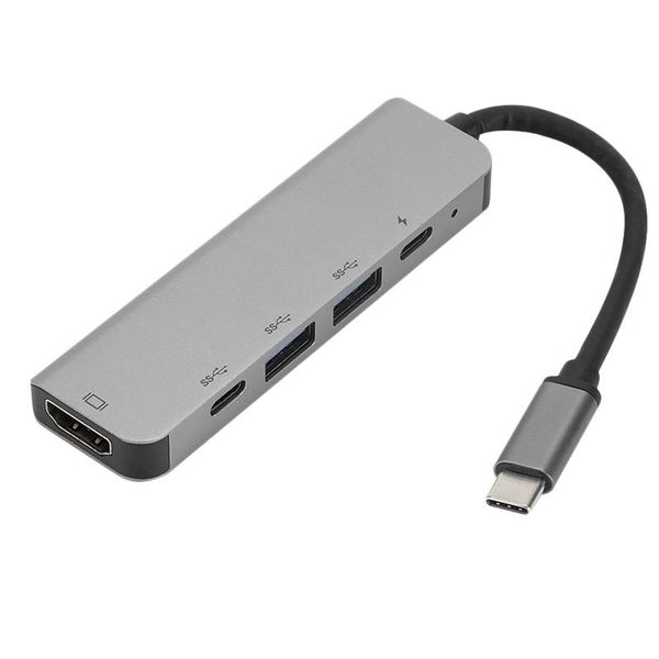 

type-c docking station, -compatible(30hz)+usb3.0x2+pd charging+ usb c five-in-one hub for lapand pc stations