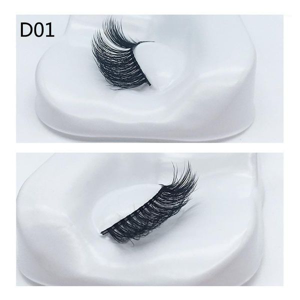 

5 different styles 100% human hair handmade thick long false eyelashes fake eye lashes1