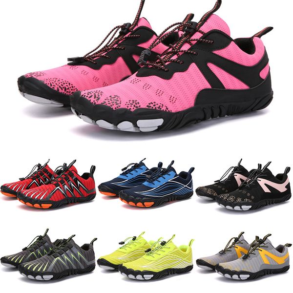 

2021 four seasons five fingers sports shoes mountaineering net extreme simple running, cycling, hiking, green pink black rock climbing 35-45