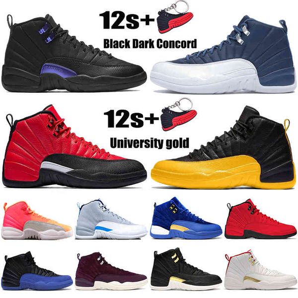 

golf shoe jumpman 12 12s men basketball shoes black dark concord university gold reverse flu game sunrise bulls fiba cny sport mens sneakers