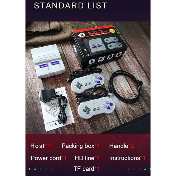 

1set super mini high definition game host built-in 821 nes games machine console 20ce portable players