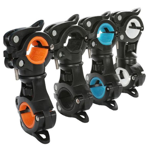 

bike lights lamp holder led torch headlight pump stand bicycle light bracket multifunctional quick release mount 360 degree rotatable