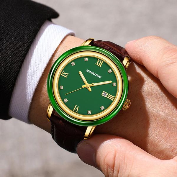 

wristwatches fngeen golden couple watch waterproof for quartz casual coated glass mirror man's, Slivery;brown