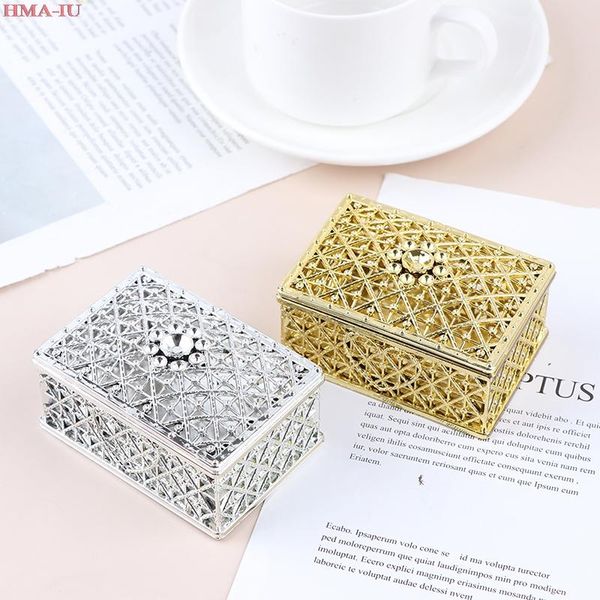 

plastic hollow gold foil candy box chocolate gift treat boxes wedding wrap