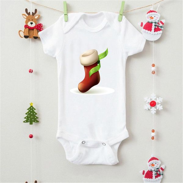 

rompers merry christmas baby romper born boys and girls jumpsuits stockings printing cute funny clothes 8017, Blue