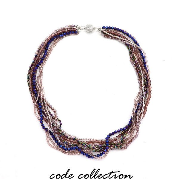 

chokers hight quality multilayer color crystal necklace&pendabts magnetic metal ball statenebt necklace women men girl accessories, Golden;silver