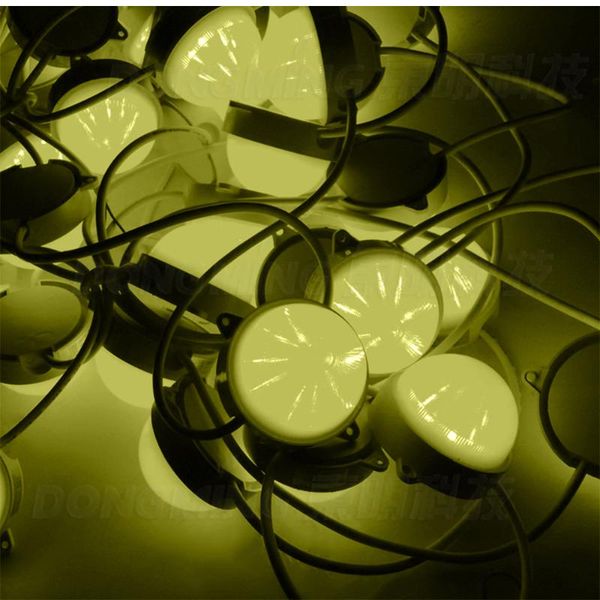 

rgb modules in led waterproof ip68 dc 12v point lights 3leds drop-in ic pixel light 40pcs/lot