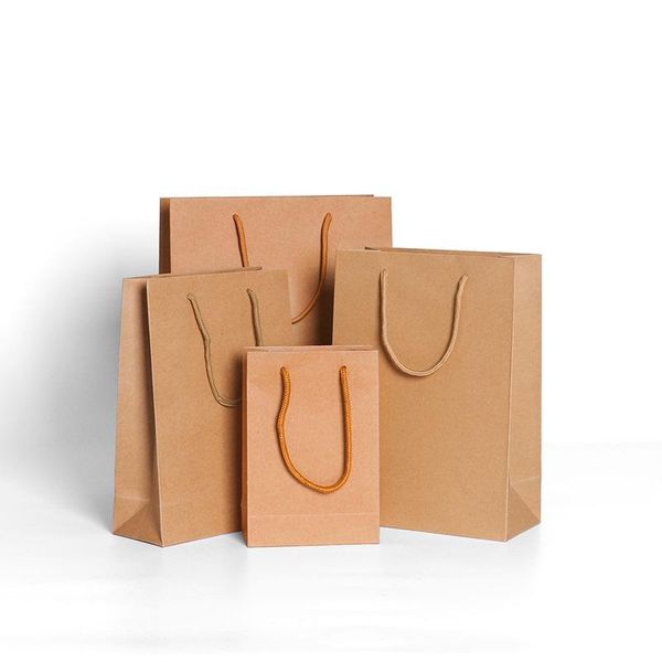 

gift wrap 10pcs/lot 5 size paper bag garment shopping packaging luxury packing