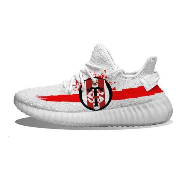 

diy custom stade toulousain - logo running shoes mesh printed mens womens trainers outdoor sports sneakers, Black;white