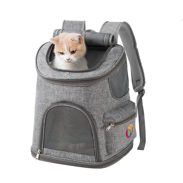 

cat carriers,crates & houses folding pet bag outdoor travel picnic breathable puppy knapsack transparent double shoulder backpack cats acces