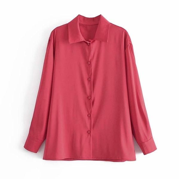 

women shirt long sleeves oversize chic lady fashion casual clothes 210517, White