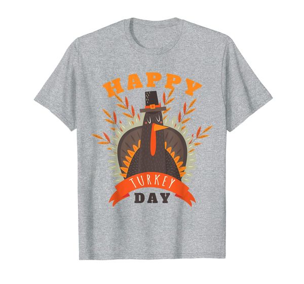 

cute thanksgiving day gift funny happy turkey day t-shirt, White;black