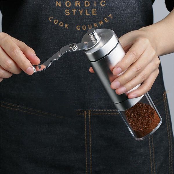 

manual coffee grinders creative hand grinder with silica gel stainless steel portable