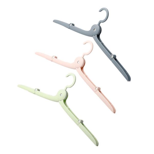 

hangers & racks 1 set 3pcs creative portable travel folding (assorted color)