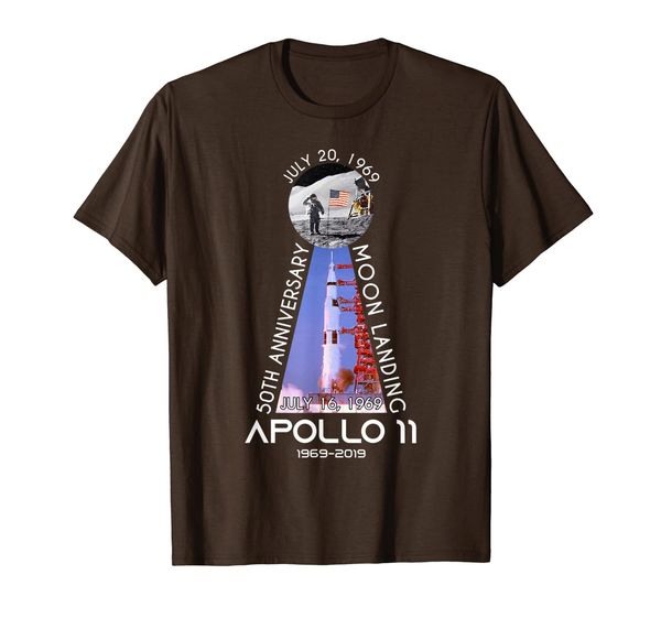 

Apollo 11 50th Anniversary Moon Landing July 20 1969 - 2019 T-Shirt, Mainly pictures