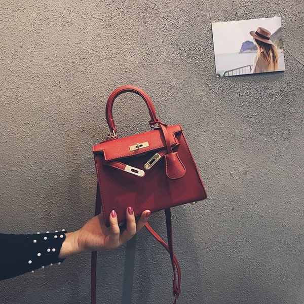 

net red bag women's 2021 new ins super fire kelly handbag