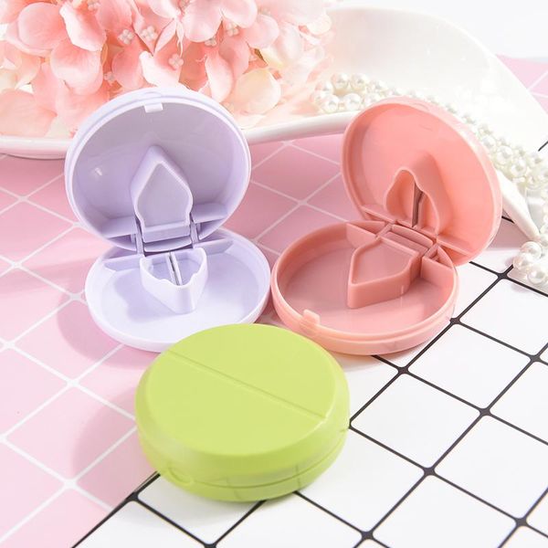 

practical 1pcs portable cutter splitter divide storage case cut compartment box holder refillable bottle bottles & jars