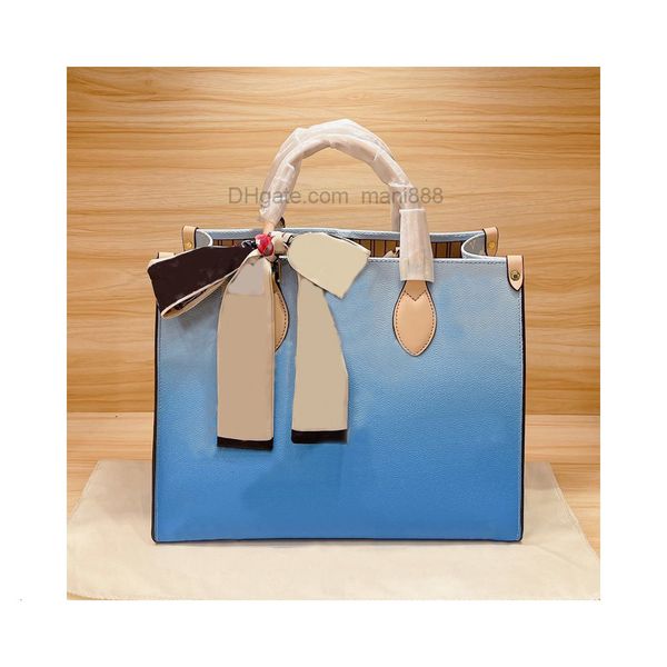 

large capacity tote bag classic crafty handbag famous shouler bags gradient color printing hand bags mommy package shopping
