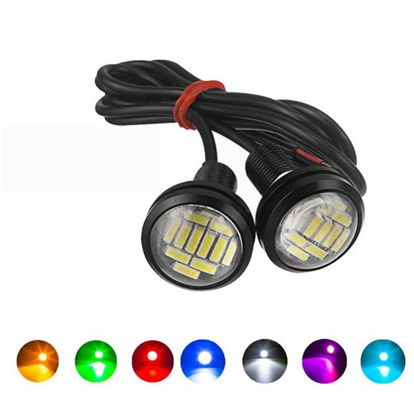 

eagle eye led 23mm 4014 12smd car daytime running backup turn signal lights auto license plate lamps white emergency
