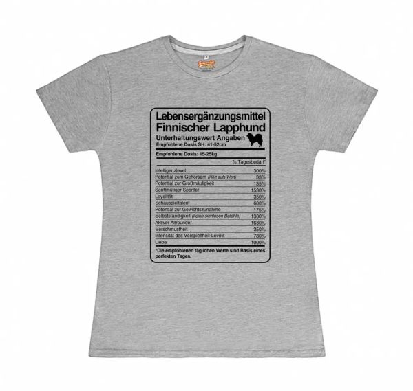 

T-Shirt Womens dose Finnish Lapphund Life Supplements by siviwonder, Mainly pictures