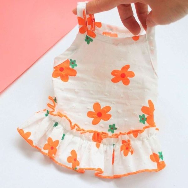 

cat dog pet spring teddy dress small dog thin summer dress
