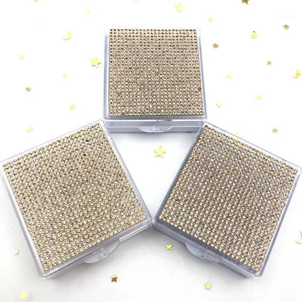 

mikiwi wholesale false eyelash packaging empty diamond case box bling glitter 3d mink eyelashes square sticker boxes1